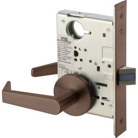 YALE COMMERCIAL 8805FL X 626 AUR Field Reversible Mortise Lockset 85019